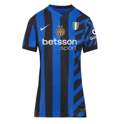 Fotbalové Dres Inter Milan Marcus Thuram #9 Dámské Domácí 2024-25 Krátký Rukáv Fotbalové Dres Inter Milan Marcus Thuram #9 Dámské Domácí 2024-25 Krátký Rukáv